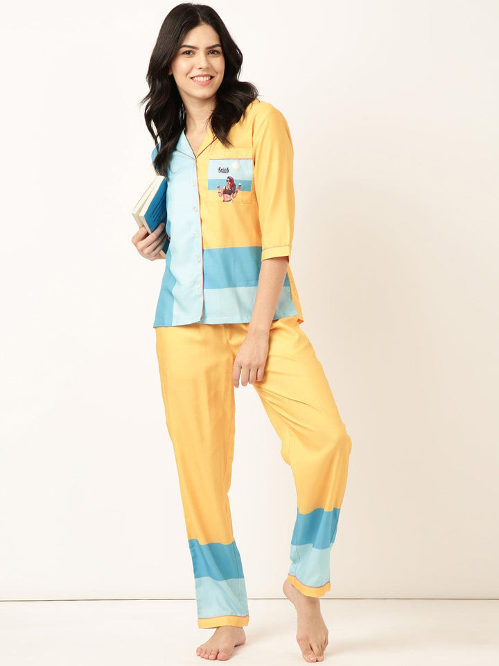 Beachy Bliss Pyjama Set - Fusion Wear