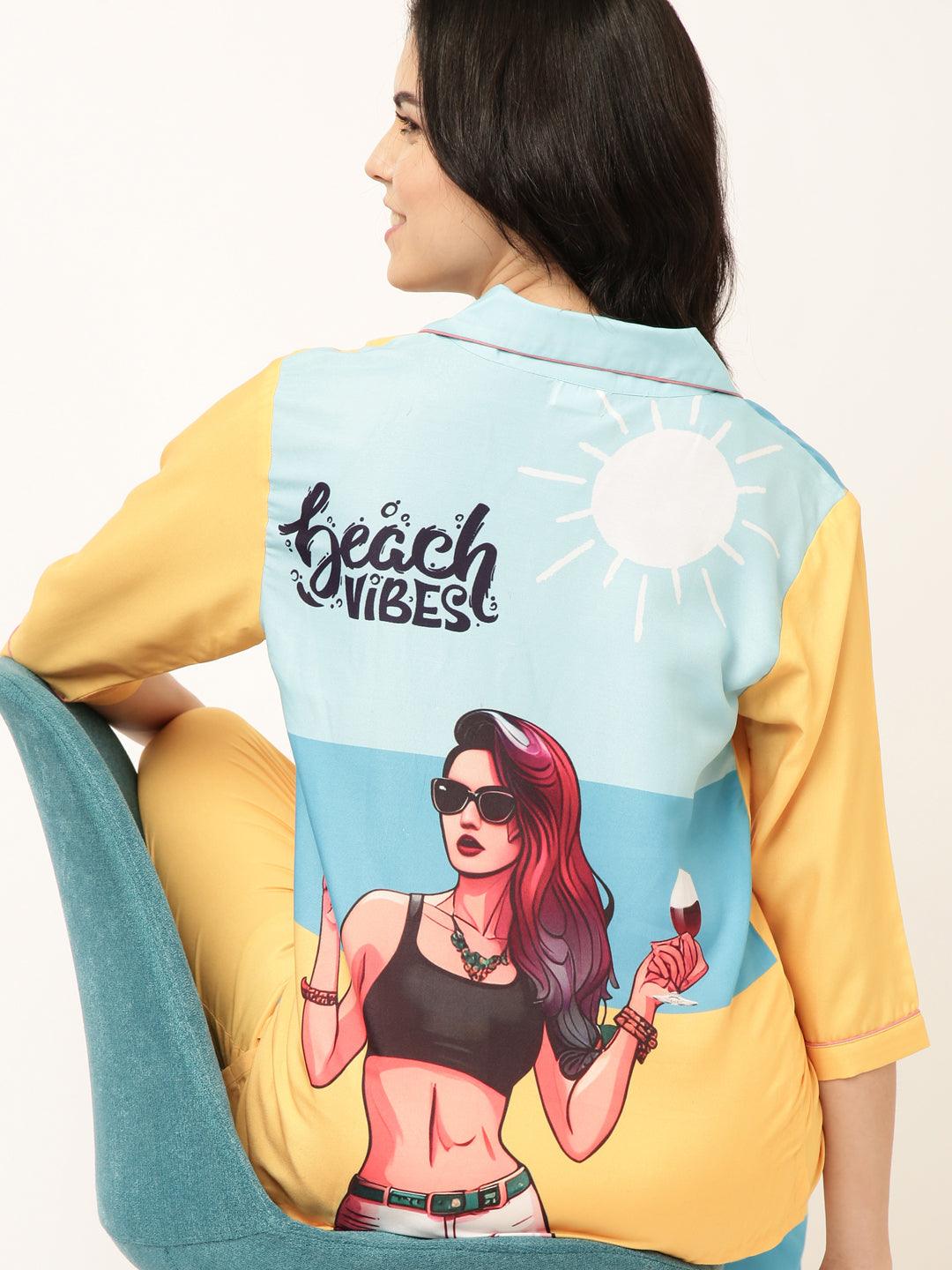 Beachy Bliss Pyjama Set - Fusion Wear