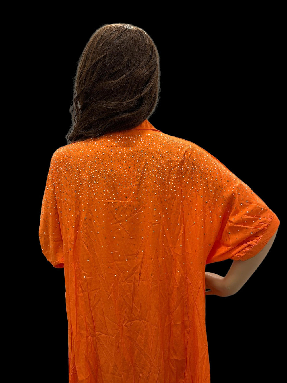 Citrus Shine Tunic Dress" - Fusion Wear