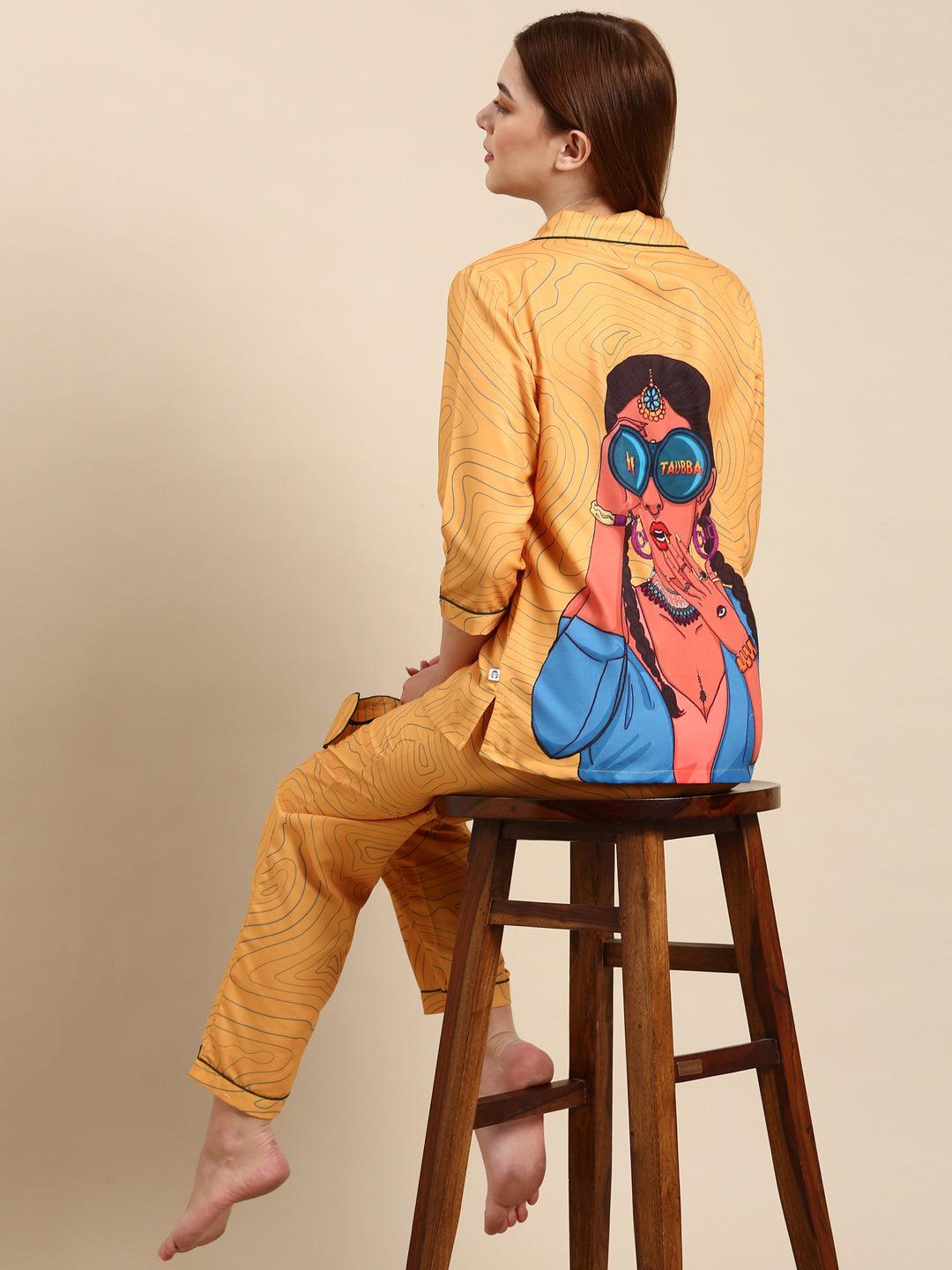 Oye Hoye Cool Pyjama Set - Fusion Wear