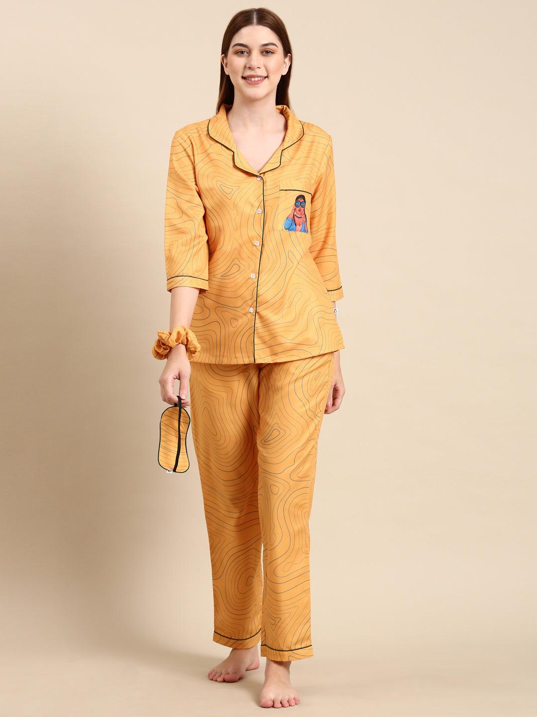 Oye Hoye Cool Pyjama Set - Fusion Wear