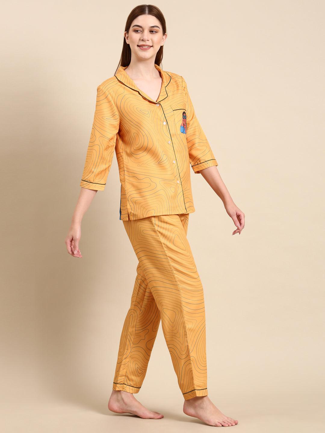 Oye Hoye Cool Pyjama Set - Fusion Wear