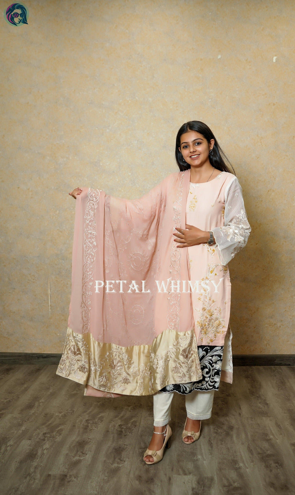 Petal Whimsy Embroidered - Fusion Wear