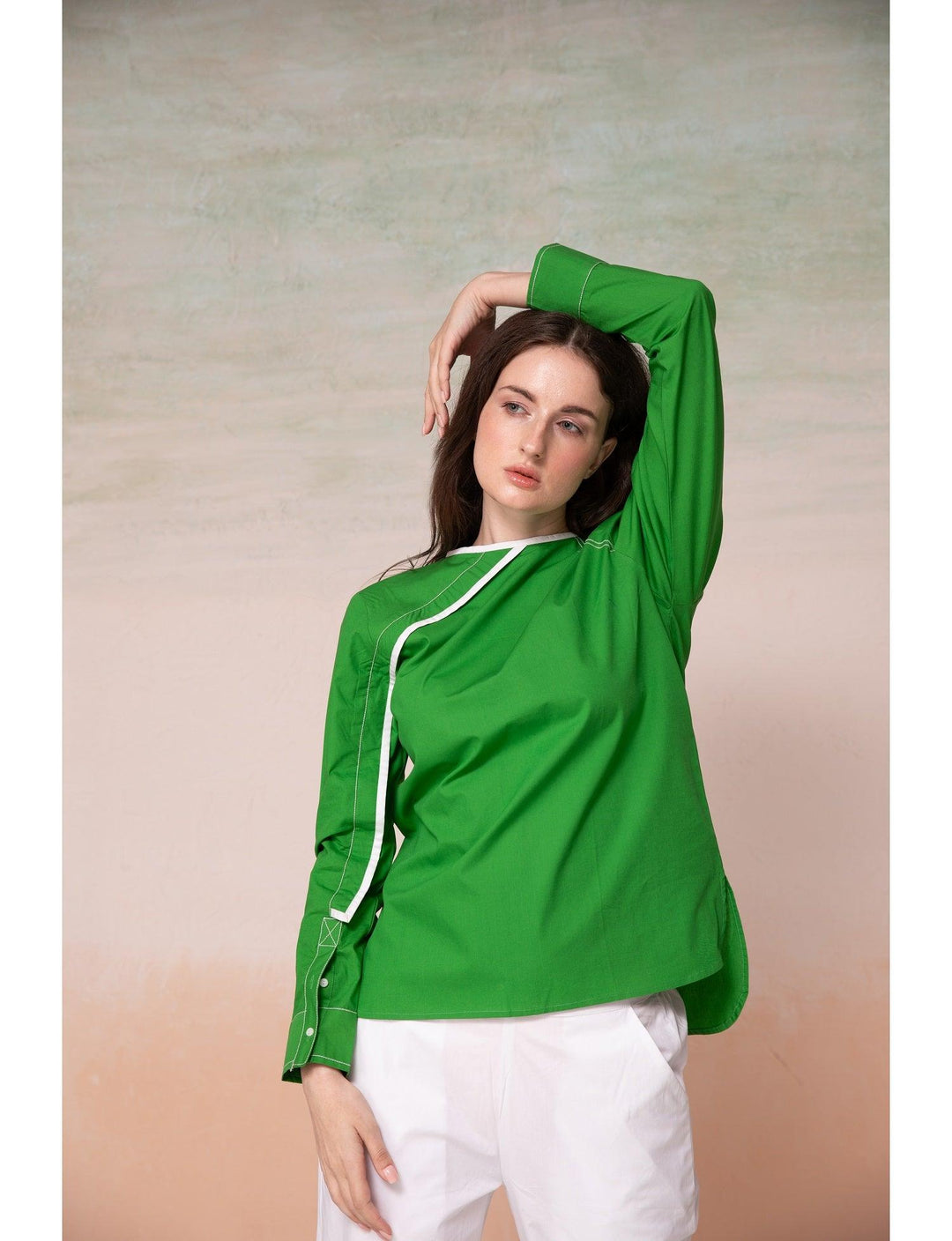 Poplin Green Coord Set - Fusion Wear