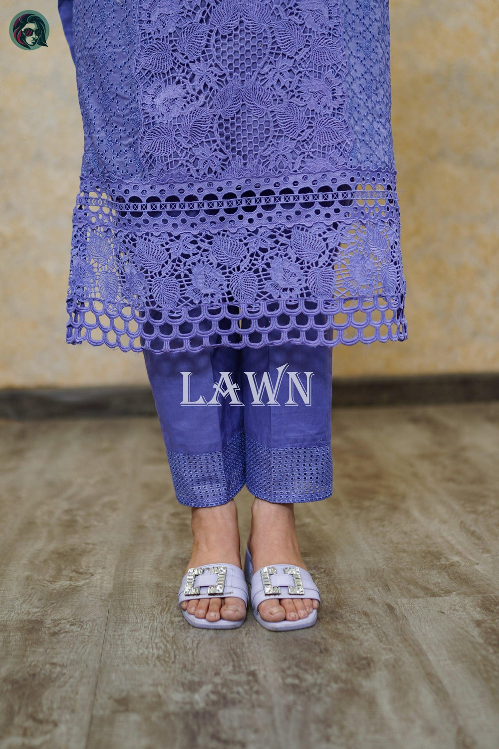 Purple Luxury Lawn - Fusion Wear