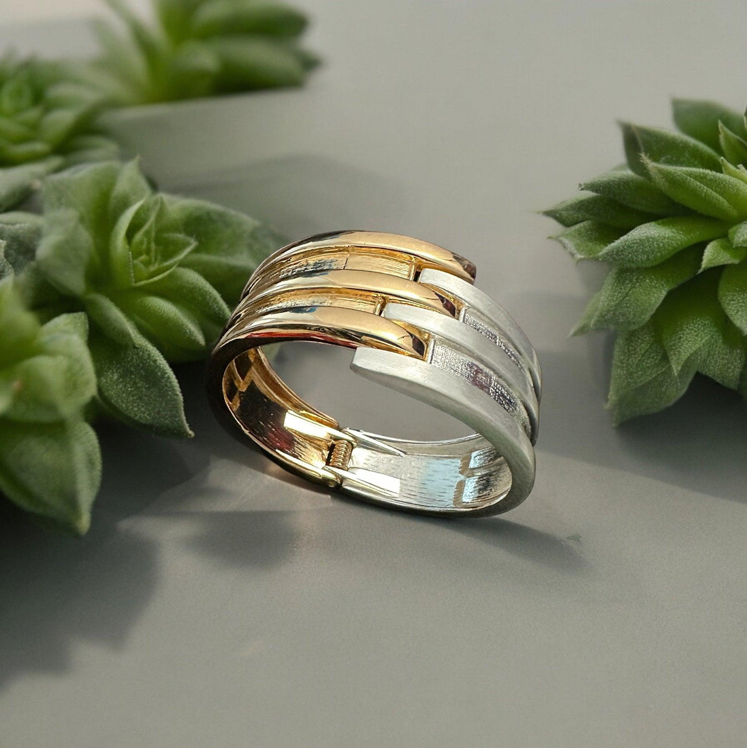 Rose Gold Swirl Kada - Fusion Wear