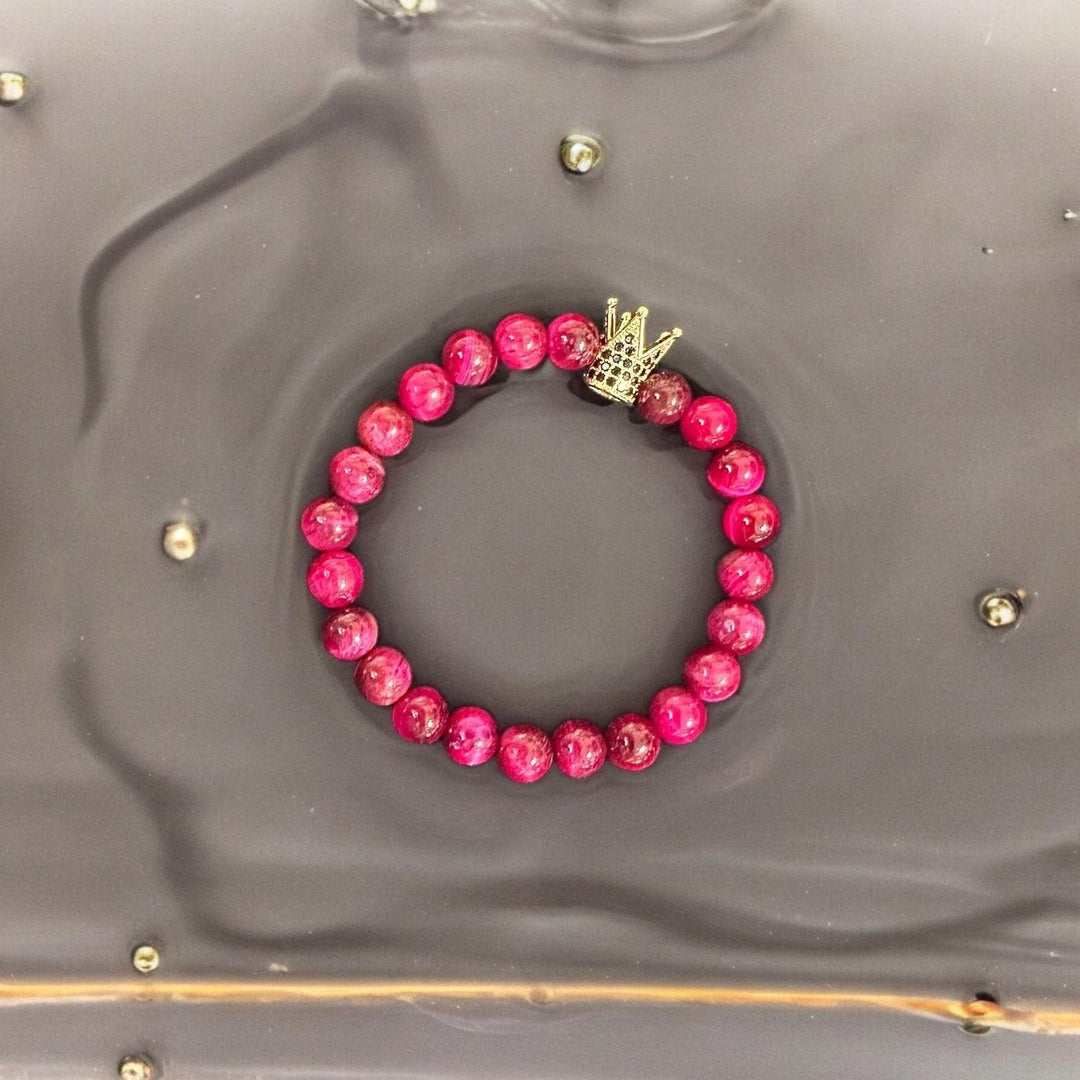 Royal Pink Crown Bracelet - Fusion Wear