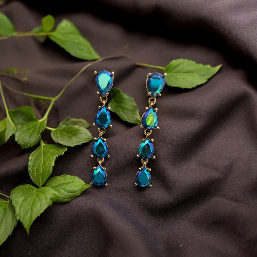 Sapphire Cascade Earrings